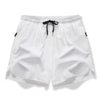 🏃 Breathable Athletic Shorts – Zippered Pockets, Quick-Dry & Elastic Waistband