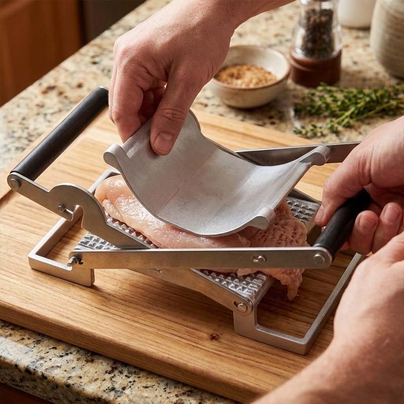 Durable and Efficient Meat Press Tool