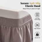 🔥Now on sale-Effortless Setup Elastic Bed Skirt