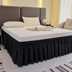 🔥Now on sale-Effortless Setup Elastic Bed Skirt