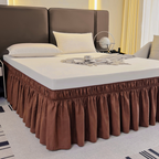 🔥Now on sale-Effortless Setup Elastic Bed Skirt
