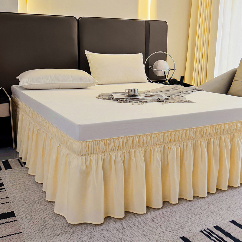 🔥Now on sale-Effortless Setup Elastic Bed Skirt