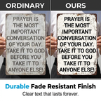 Christian Prayer Quote Metal Tin Sign