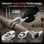 Universal Double-Headed Self-Tightening Wrench