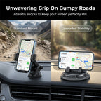 📱2-in-1 Car Phone Holder + Parking Number Plate – 360° rotation, fits heavy-duty cases. 🚗