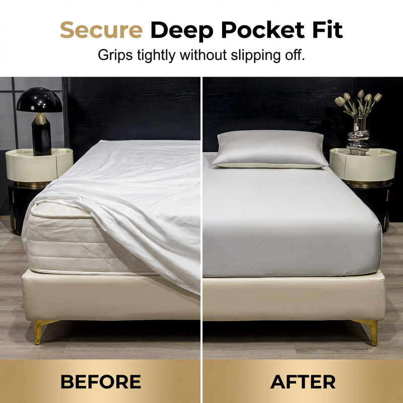Premium Cooling Fitted Sheet Set