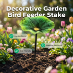 🌸Vibrant Garden Flower Stake Bird Feeder🍃