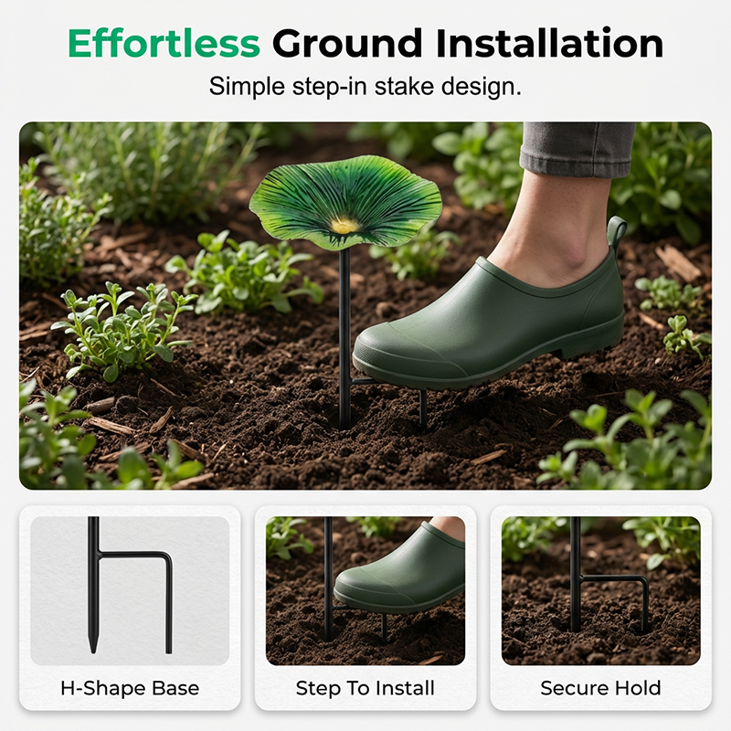 🌸Vibrant Garden Flower Stake Bird Feeder🍃