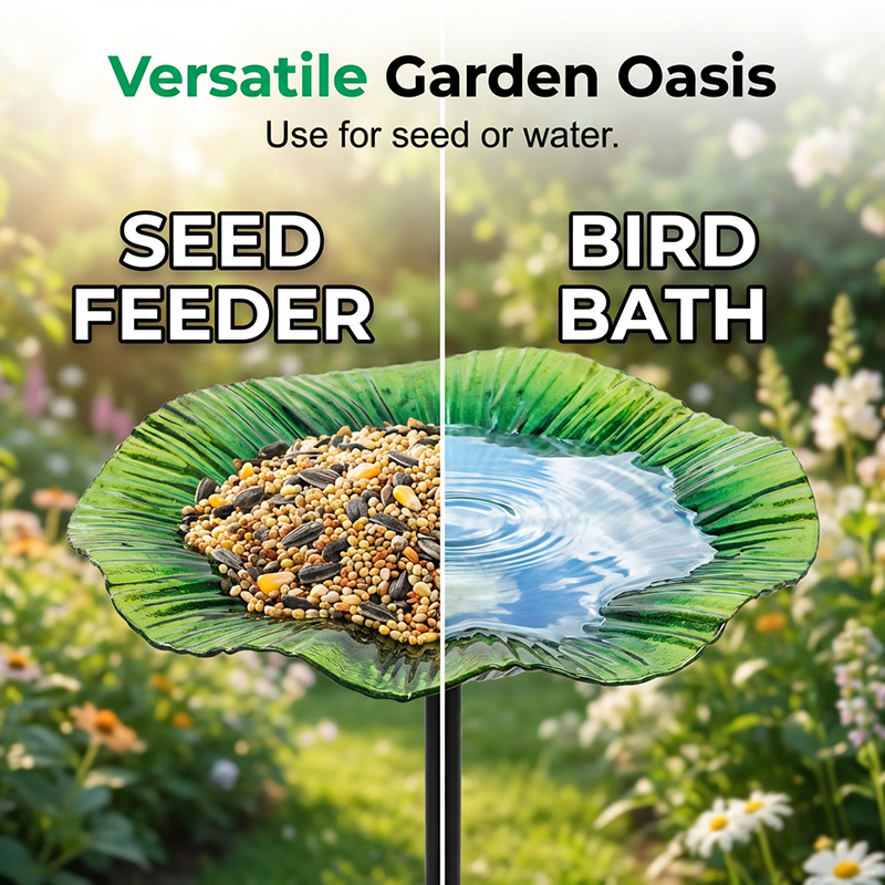 🌸Vibrant Garden Flower Stake Bird Feeder🍃