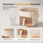 2-in-1 Ice Cube Maker with Storage Bin