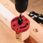 ⚙️ Self-Centering Dowel Jig Kit – Precision Woodworking, Adjustable Bushings & Durable Aluminum 🔨📏✨