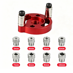 ⚙️ Self-Centering Dowel Jig Kit – Precision Woodworking, Adjustable Bushings & Durable Aluminum 🔨📏✨