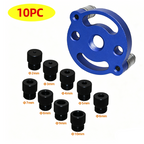 ⚙️ Self-Centering Dowel Jig Kit – Precision Woodworking, Adjustable Bushings & Durable Aluminum 🔨📏✨