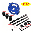 ⚙️ Self-Centering Dowel Jig Kit – Precision Woodworking, Adjustable Bushings & Durable Aluminum 🔨📏✨
