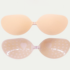 💎 Front Clasp Sticky Push-Up Bra | Deep Plunge Reusable Adhesive Bra Cups