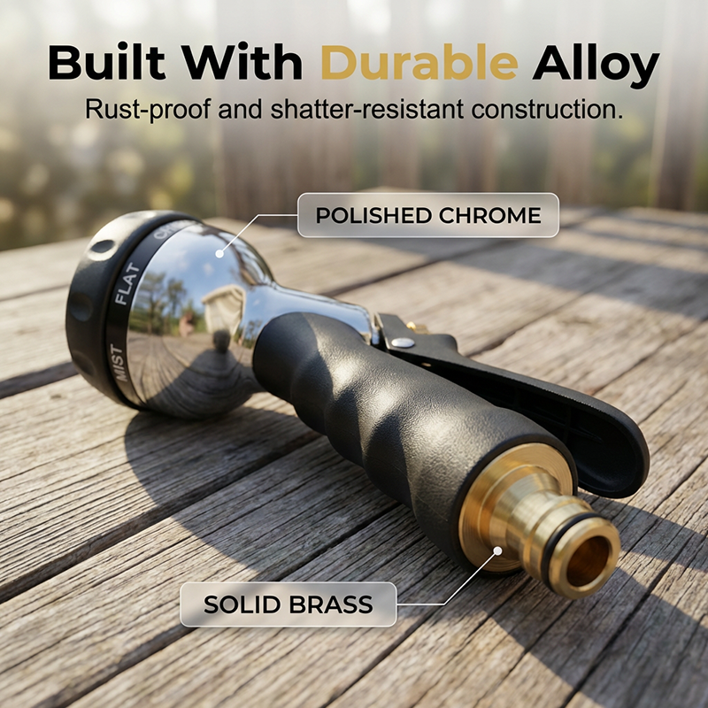 🔫Heavy-Duty Metal Garden Hose Nozzle Sprayer