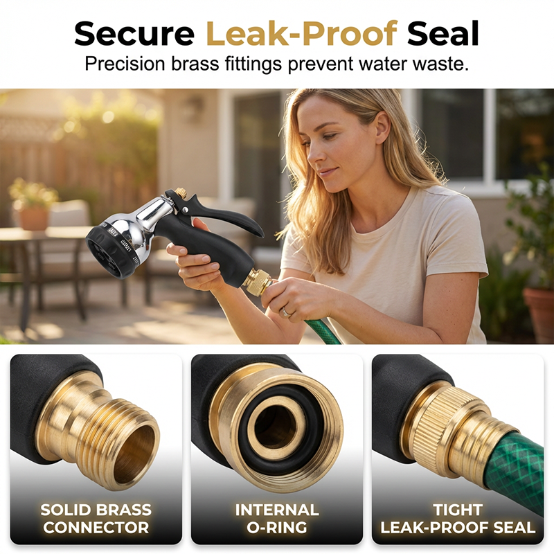 🔫Heavy-Duty Metal Garden Hose Nozzle Sprayer