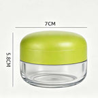 Mini Garlic Chopper and Press with Container