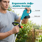 🌿 Cordless Electric Garden Tiller & Cultivator