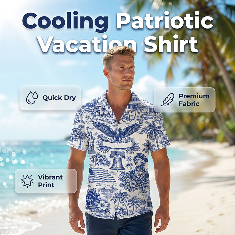 🏖️250th Anniversary Hawaiian Shirt – Patriotic, Soft, Breathable ✨