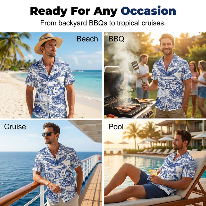 🏖️250th Anniversary Hawaiian Shirt – Patriotic, Soft, Breathable ✨