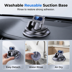 📱Rotating Dashboard Car Phone Holder – Secure, 360°, Easy Install 🔧