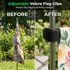 Garden Flag Stopper & Clip Set