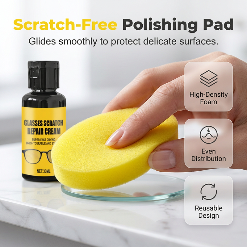 Lens Scratch Remover Kit with Sponge