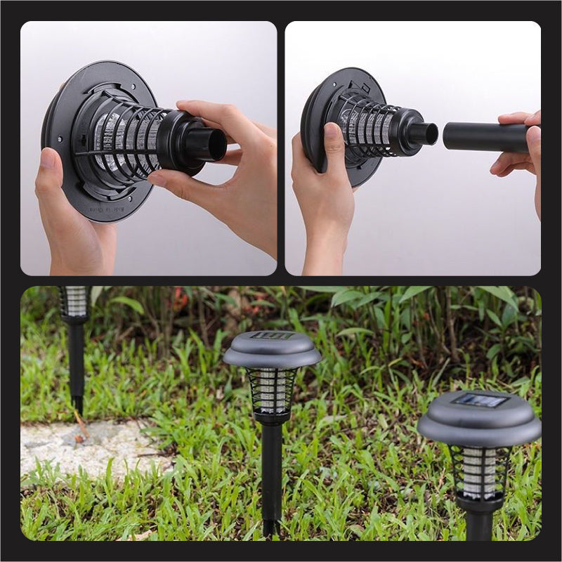 🚫🦟Solar Mosquito Zapper Lamp Stake