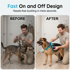 🐶 Easy On-Off Padded Dog Harness for Walking