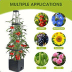 Garden Raised Bed Planter Boxes with Trellis