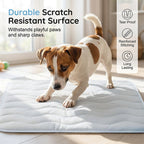 ❄️Breathable Pet Cooling Mat – No Water or Electricity Needed, Machine Washable, Lightweight & Portable, Safe Fabric Cooling for Dogs & Cats in Crate, Car & Home