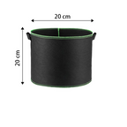 🌱👜 5-Pack Thickened Non-Woven Grow Bag With Handles – Heavy Duty, Breathable Fabric, Eco-Friendly, Large Capacity.