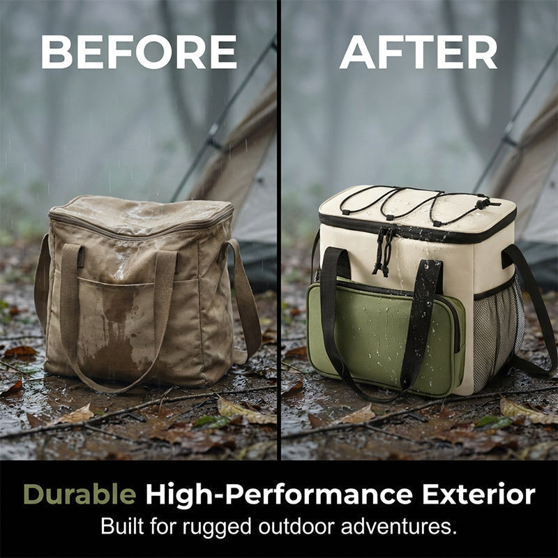 Large Capacity Insulated Cooler Bag for Picnics & Outdoors – Keeps Food & Drinks Cold for Hours 🧺