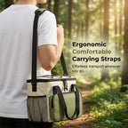 Large Capacity Insulated Cooler Bag for Picnics & Outdoors – Keeps Food & Drinks Cold for Hours 🧺