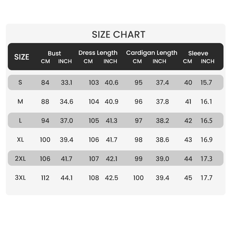 🔥Women's Elegant Chiffon Dress & Cardigan 2-Piece Set