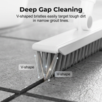 🔥2-in-1 Grout & Corner Scrubber Brush with Squeegee🧹