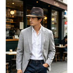 Summer Straw Fedora Sun Hat with Stylish Buckle Band🎩
