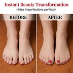 ☀️Instant Pedicure Sheer Stockings with Artificial Toenails