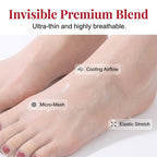☀️Instant Pedicure Sheer Stockings with Artificial Toenails
