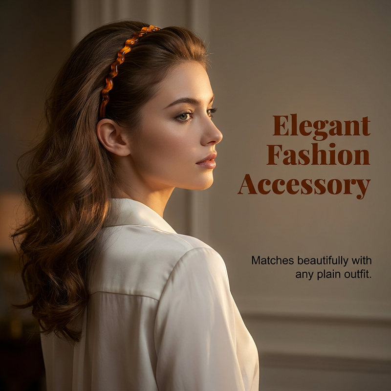 Wavy Headband for Voluminous Hair