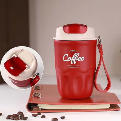 ☕ 316 Stainless Steel Coffee Vacuum Flask with Smart Temperature Display 🌡️