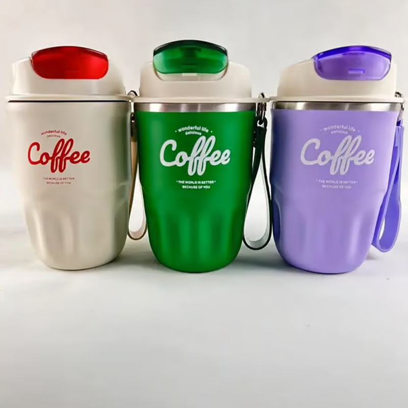 ☕ 316 Stainless Steel Coffee Vacuum Flask with Smart Temperature Display 🌡️