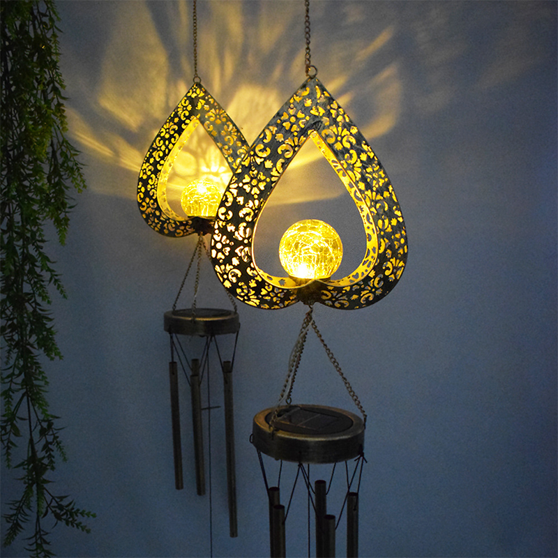 Decorative Solar Wind Chime Hanging Light