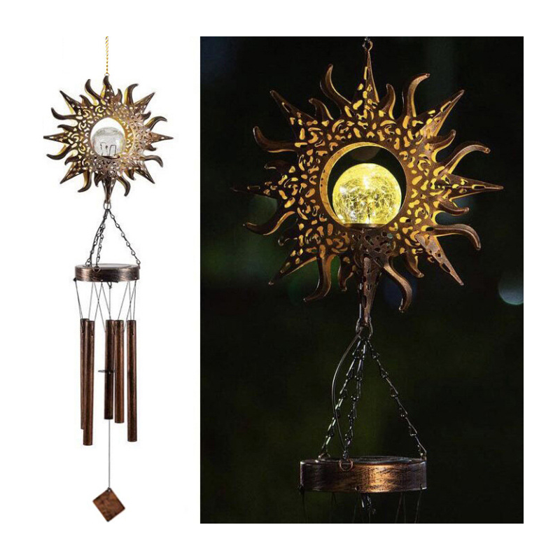 Decorative Solar Wind Chime Hanging Light