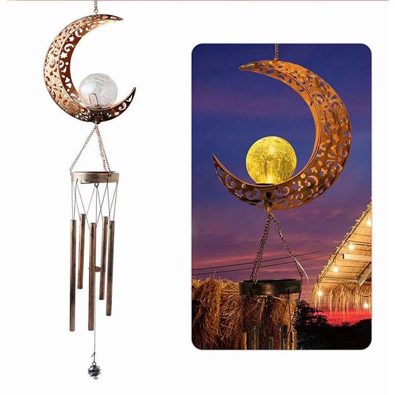 Decorative Solar Wind Chime Hanging Light