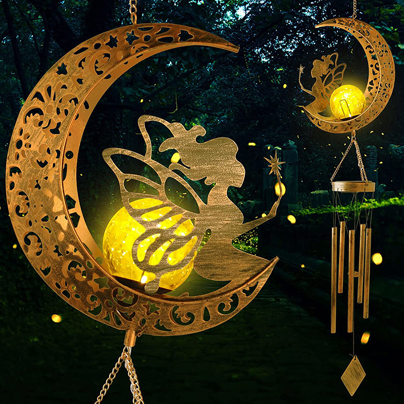Decorative Solar Wind Chime Hanging Light