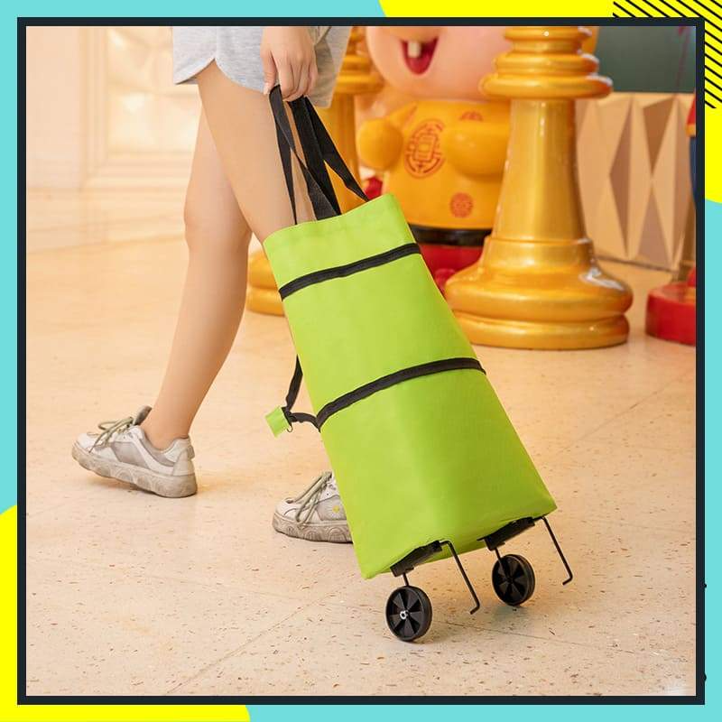 🔥2-in-1 Foldable Shopping Cart