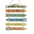 🏡Rustic Wooden Garden Hanging Sign Wall Decor Plaque