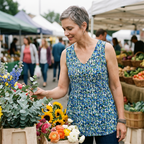 Women's Elegant Sleeveless V-Neck Top
